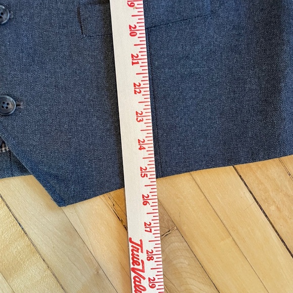 JOSEPH ABBOUD NWOT Woven Stretch Button Front Vest Waistcoat Preppy Academia - Picture 11 of 11